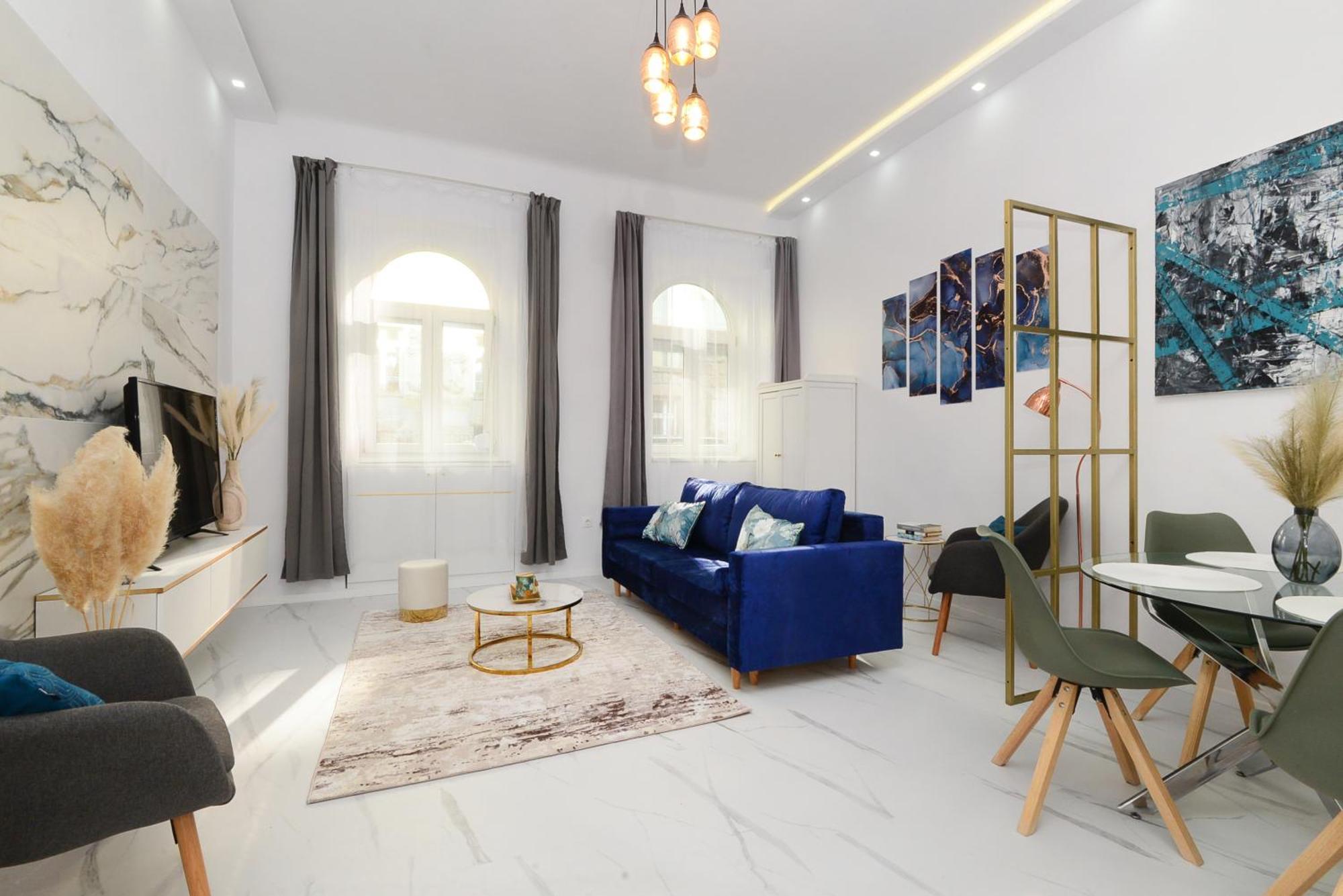 White & Gold Apartment Budapest Luaran gambar